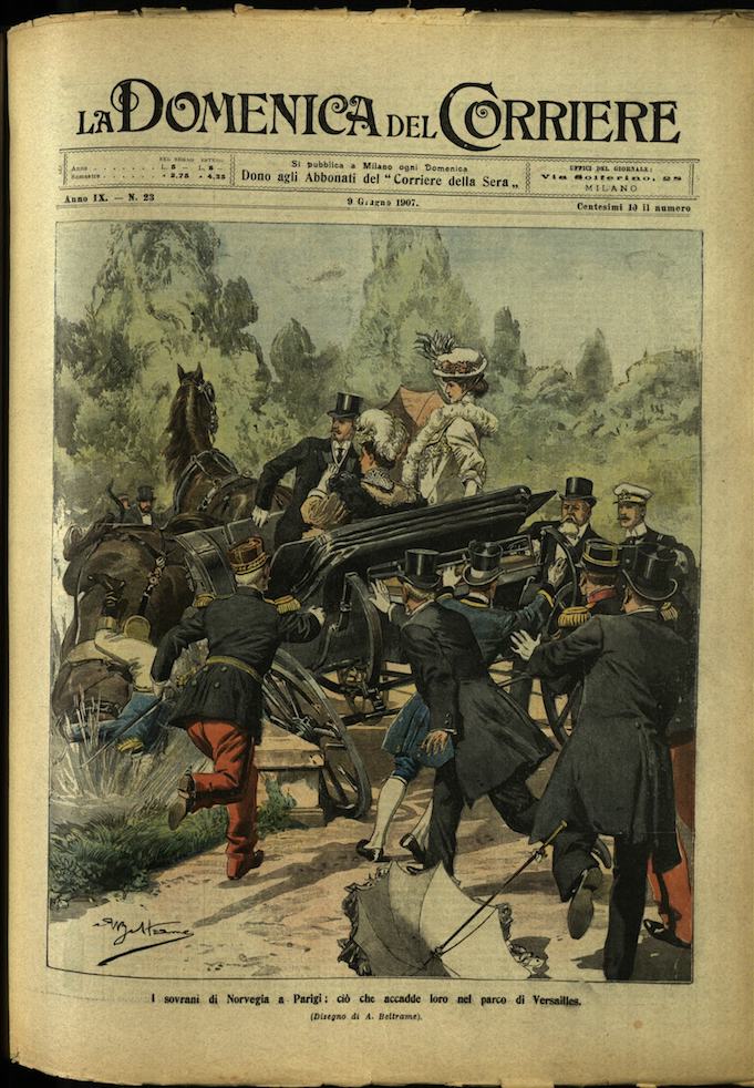 LA DOMENICA DEL CORRIERE. 9 Giugno 1907. Anno IX - …