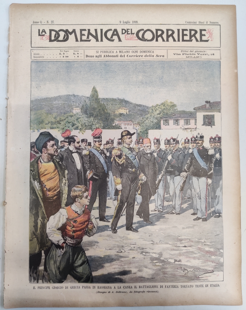 LA DOMENICA DEL CORRIERE 9 Luglio 1899 Anno I - …