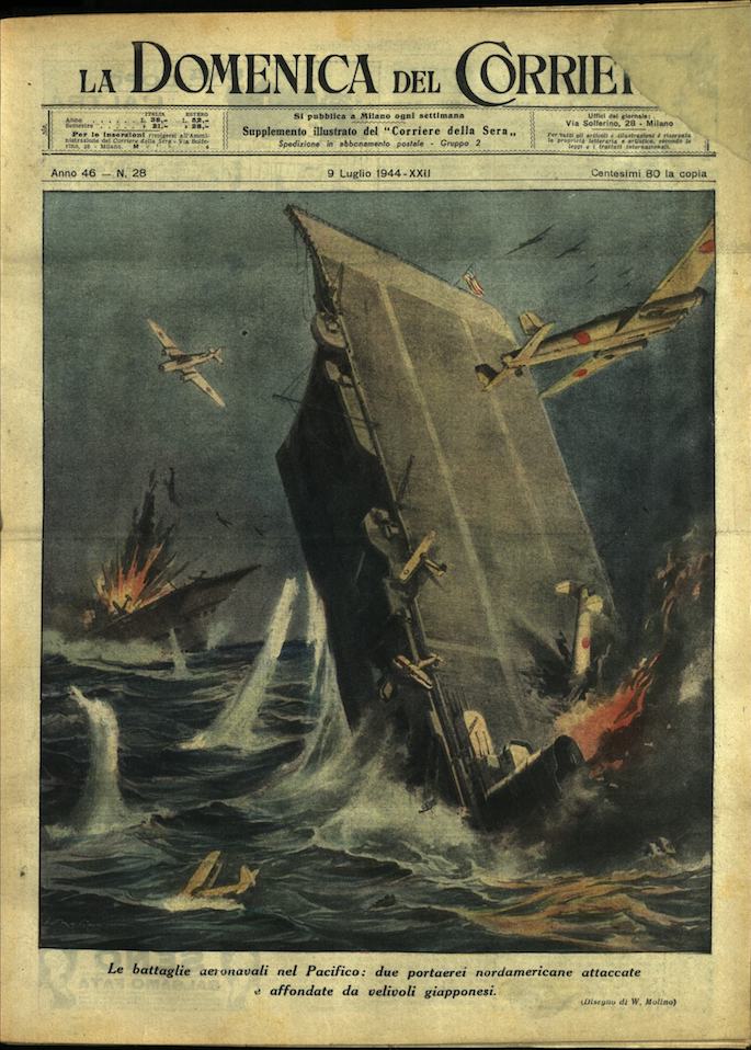 LA DOMENICA DEL CORRIERE. 9 luglio 1944. Anno XLVI - …