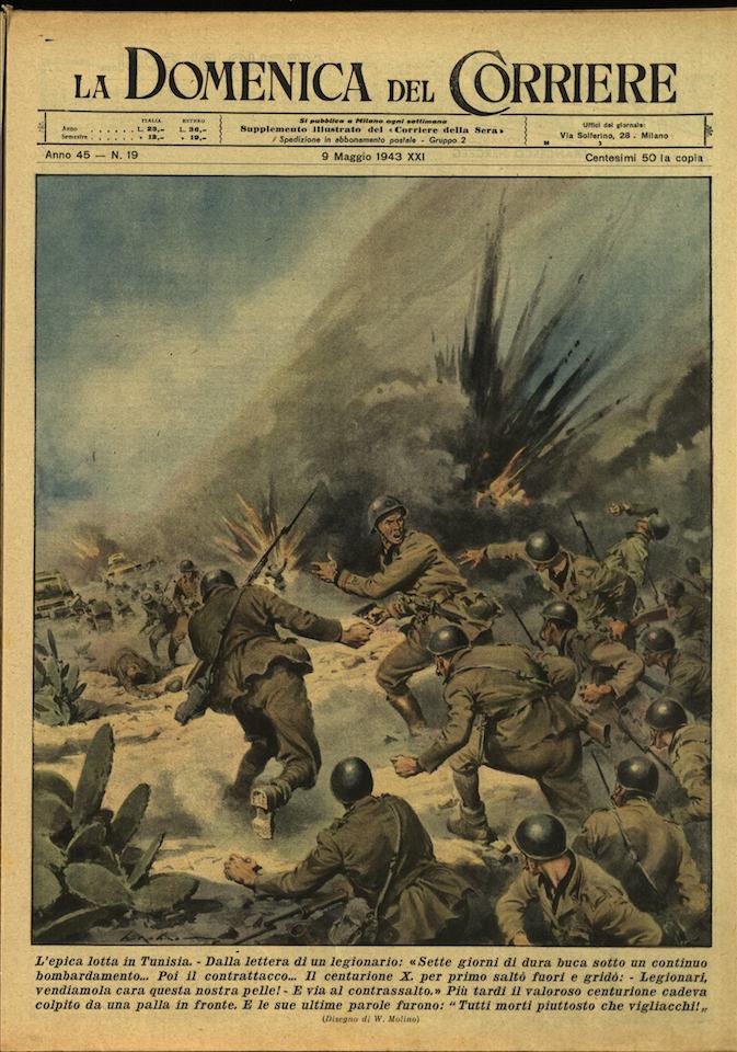 LA DOMENICA DEL CORRIERE. 9 maggio 1943. Anno XLV - …