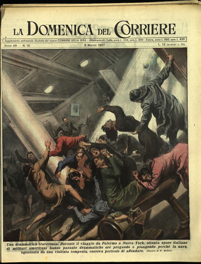 LA DOMENICA DEL CORRIERE. 9 marzo 1947. Anno XLIX - …