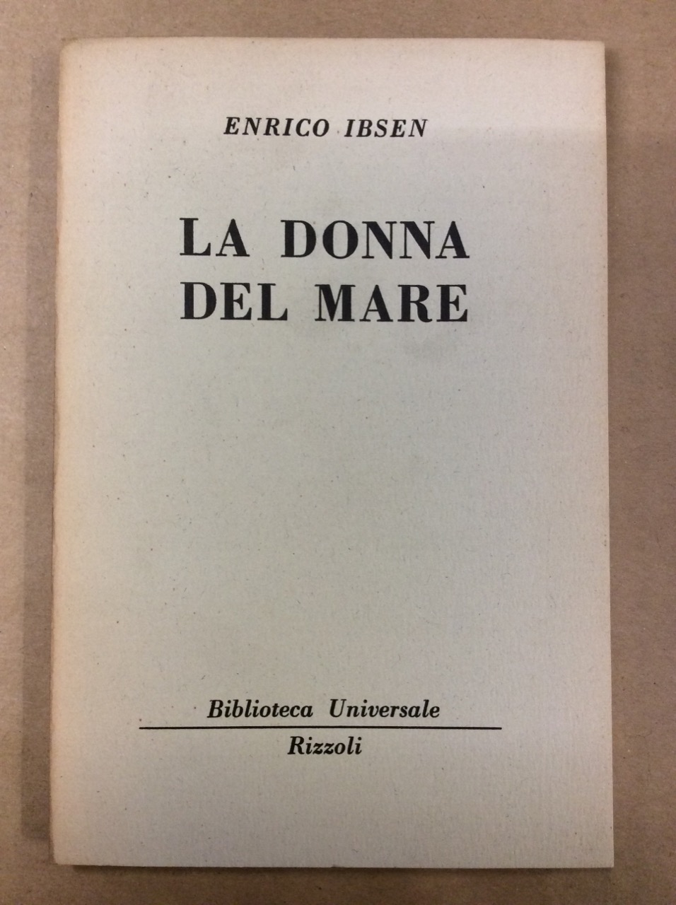 LA DONNA DEL MARE.