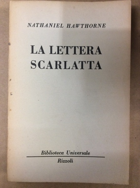 LA LETTERA SCARLATTA.