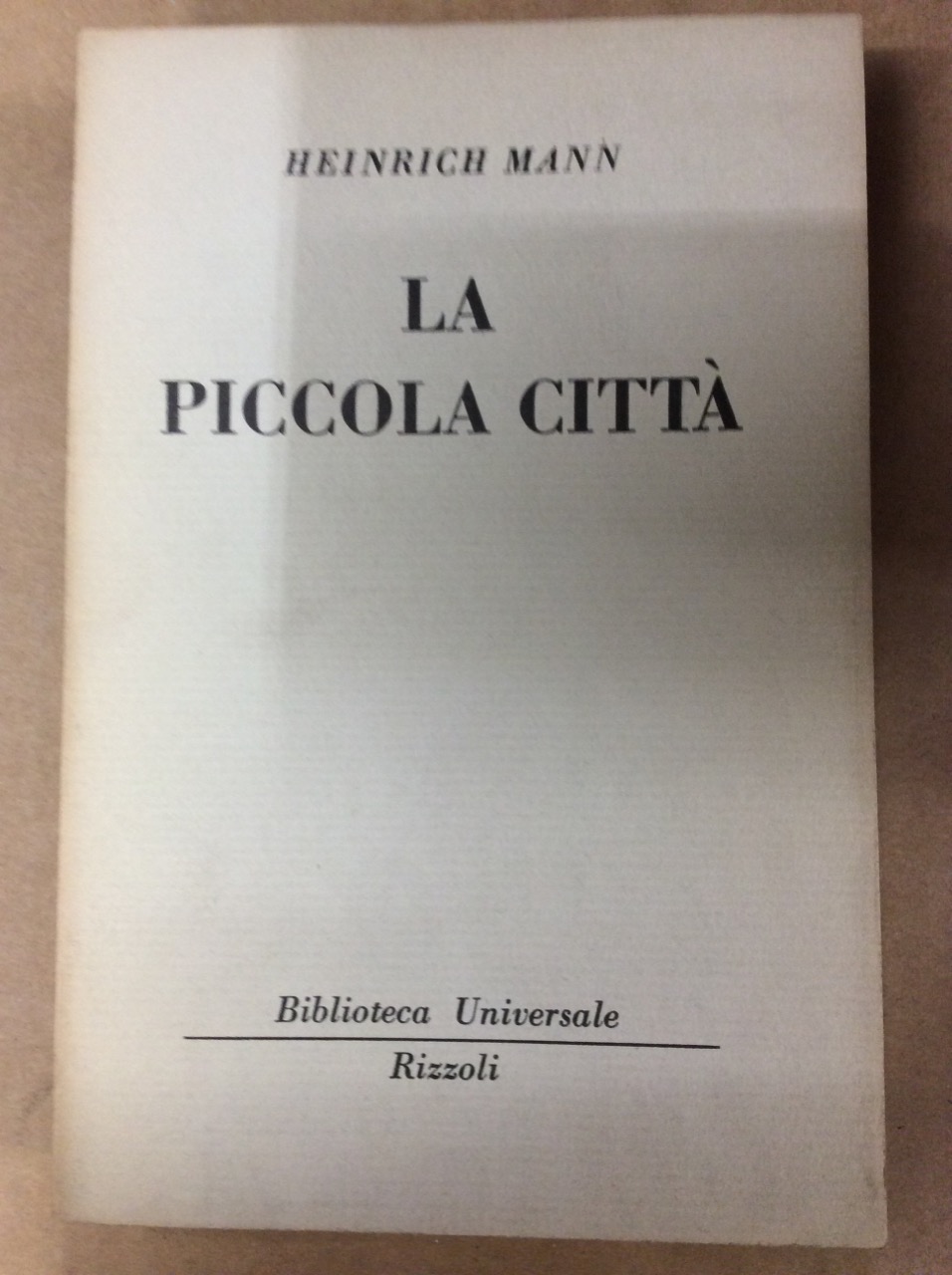 LA PICCOLA CITTA'.