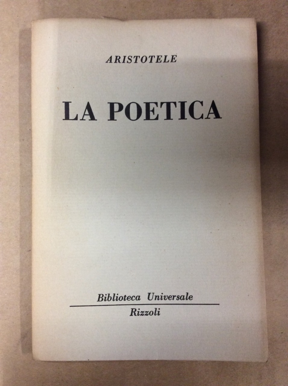 LA POETICA.