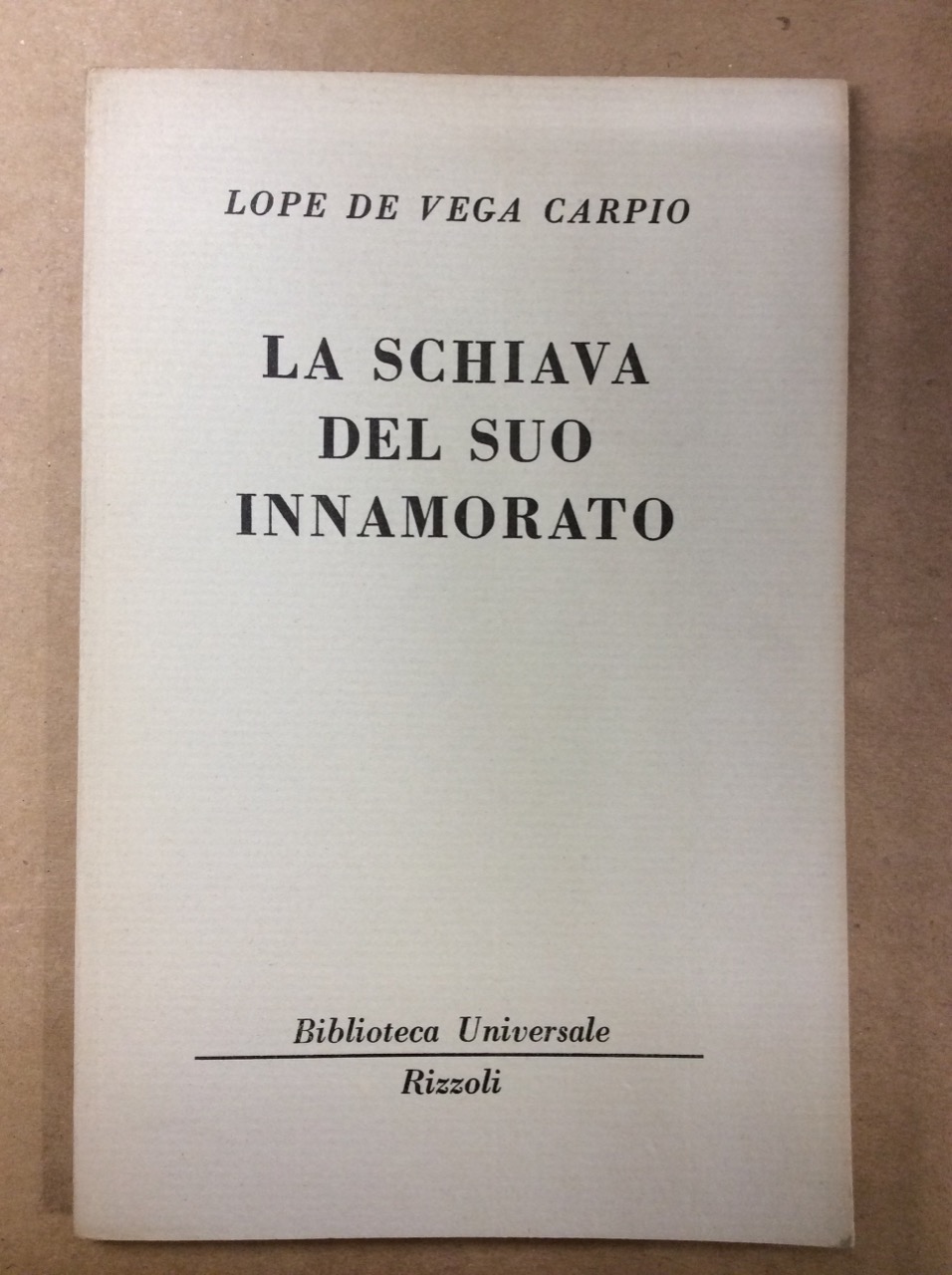 LA SCHIAVA DEL SUO INNAMORATO.