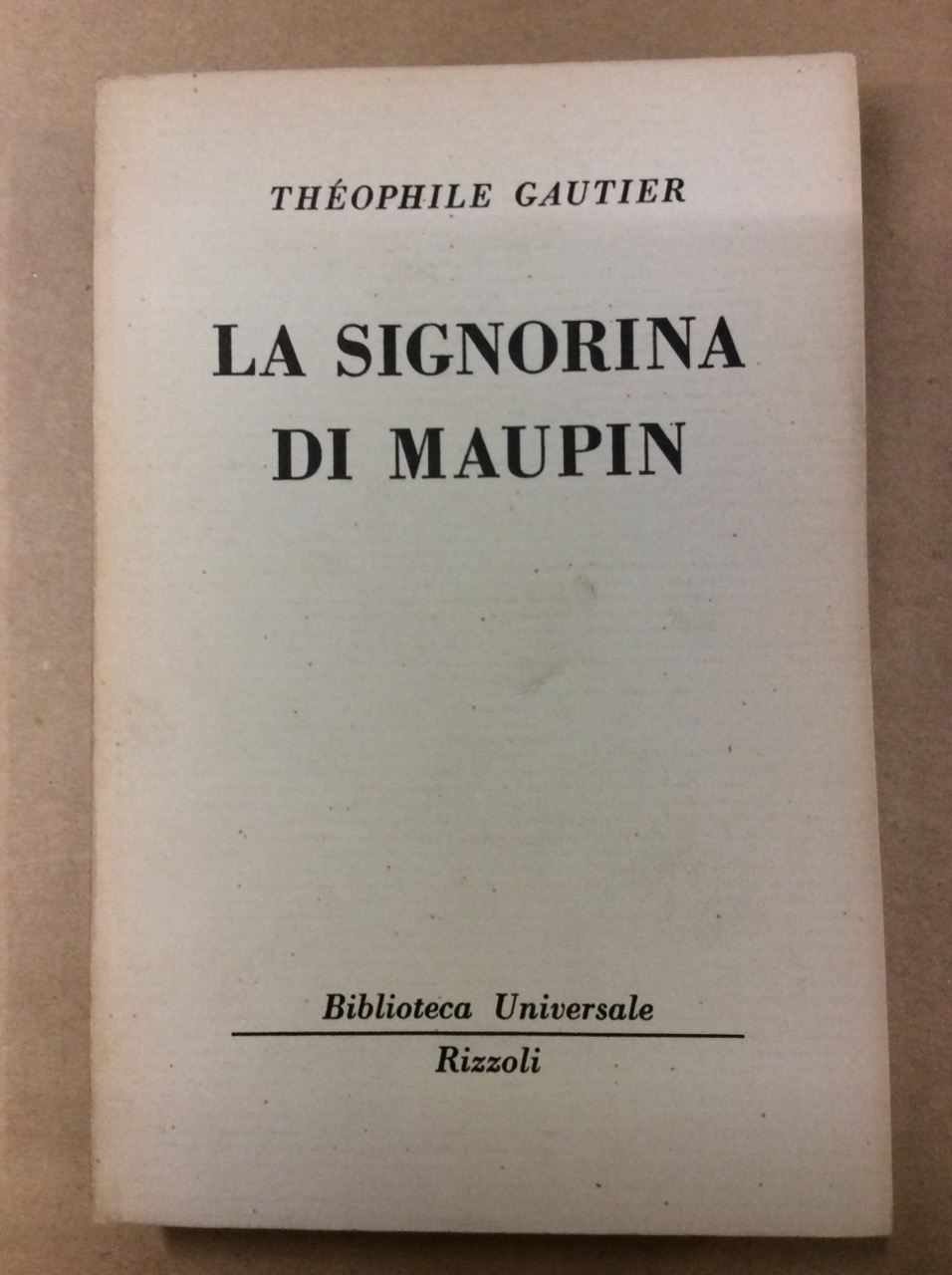 LA SIGNORA DI MAUPIN.