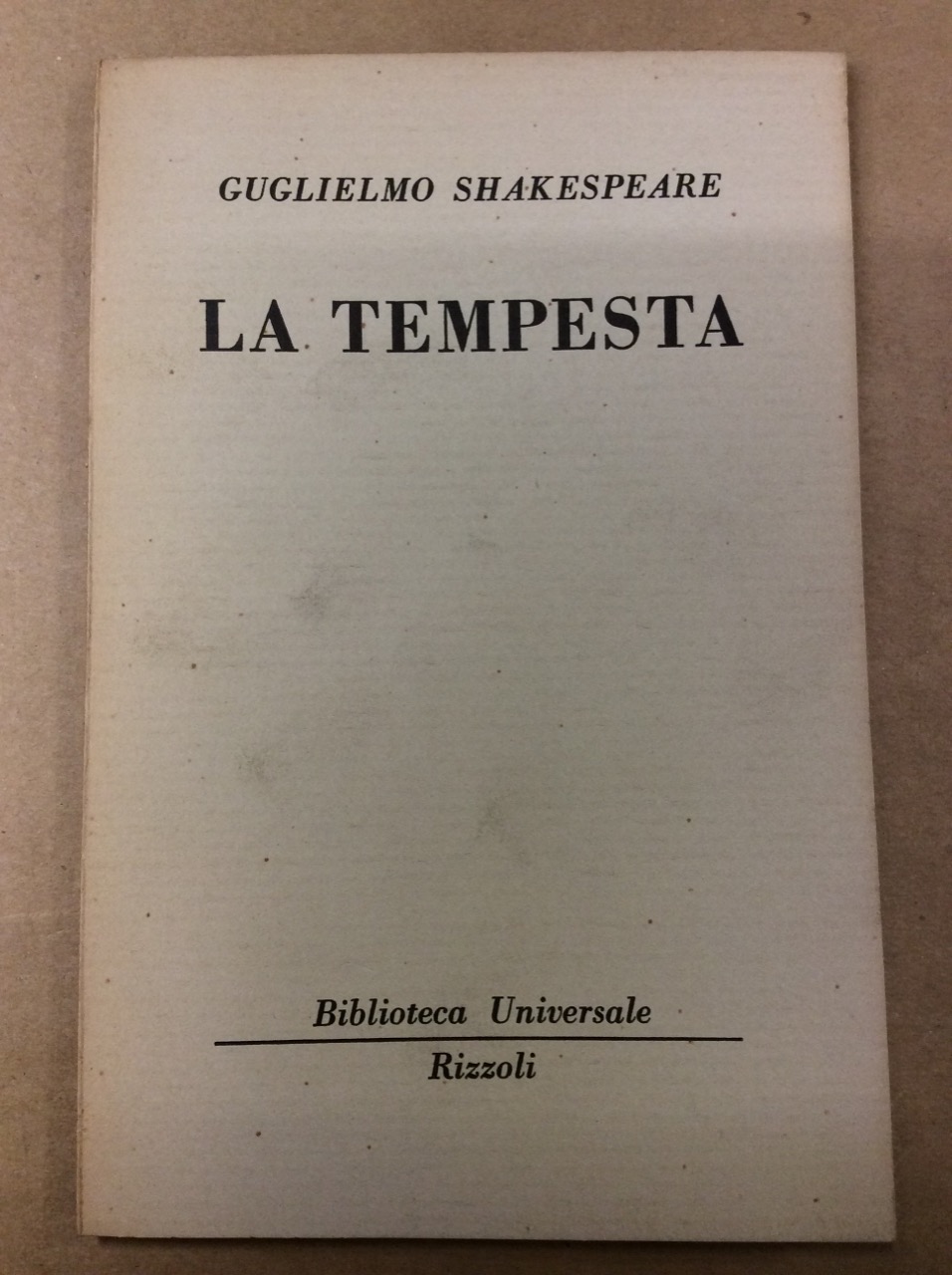 LA TEMPESTA.