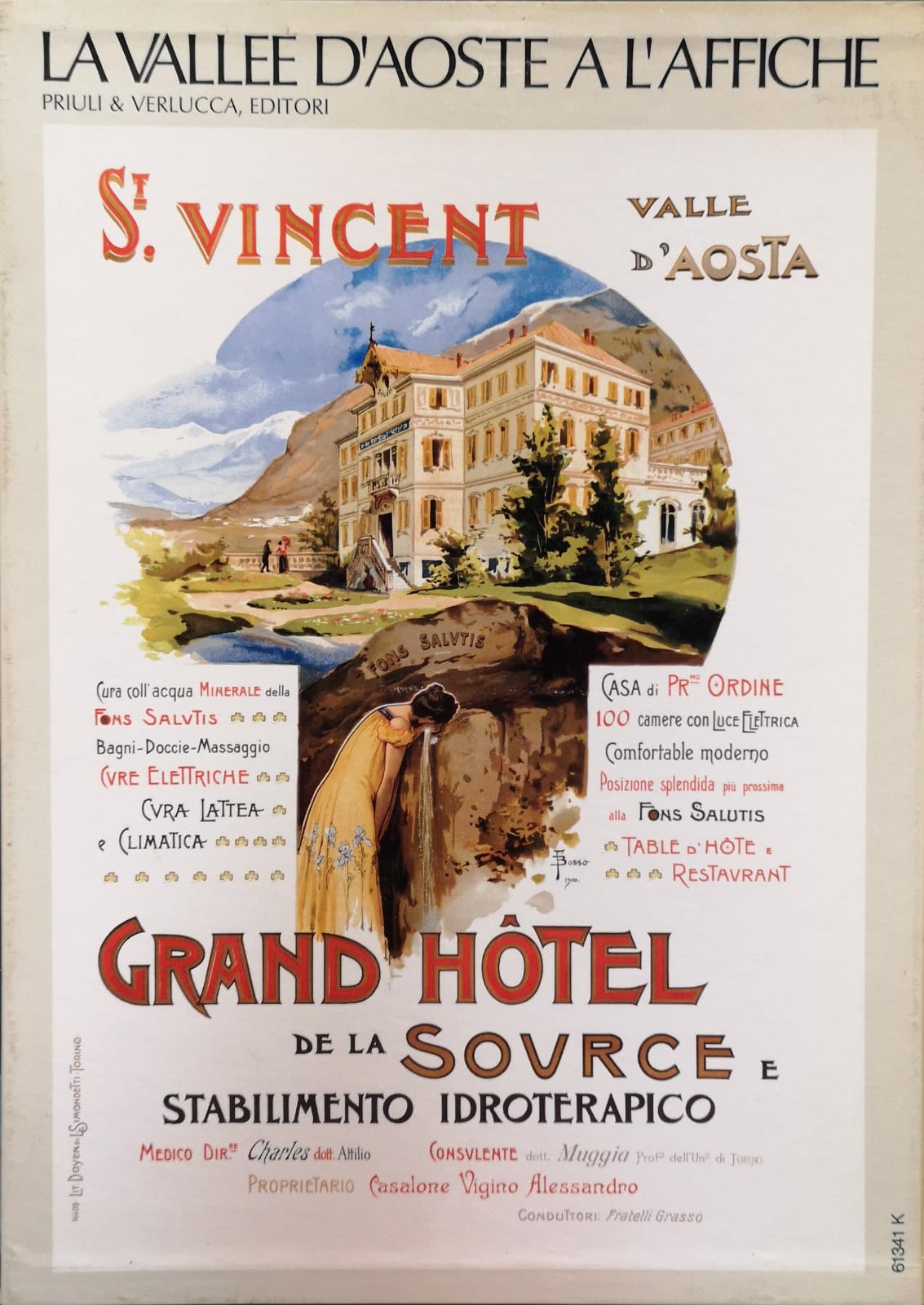 LA VALLE D'AOSTA NEI MANIFESTI. - Prefazione di Giovanni Brunazzi.