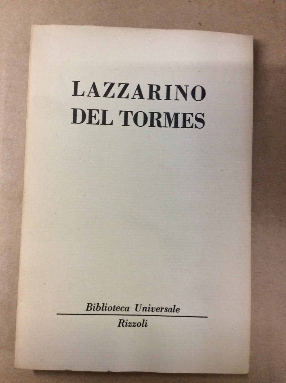 LAZZARINO DEL TORMES.
