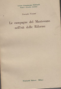 LE CAMPAGNE DEL MANTOVANO NELL'ETA' DELLE RIFORME.