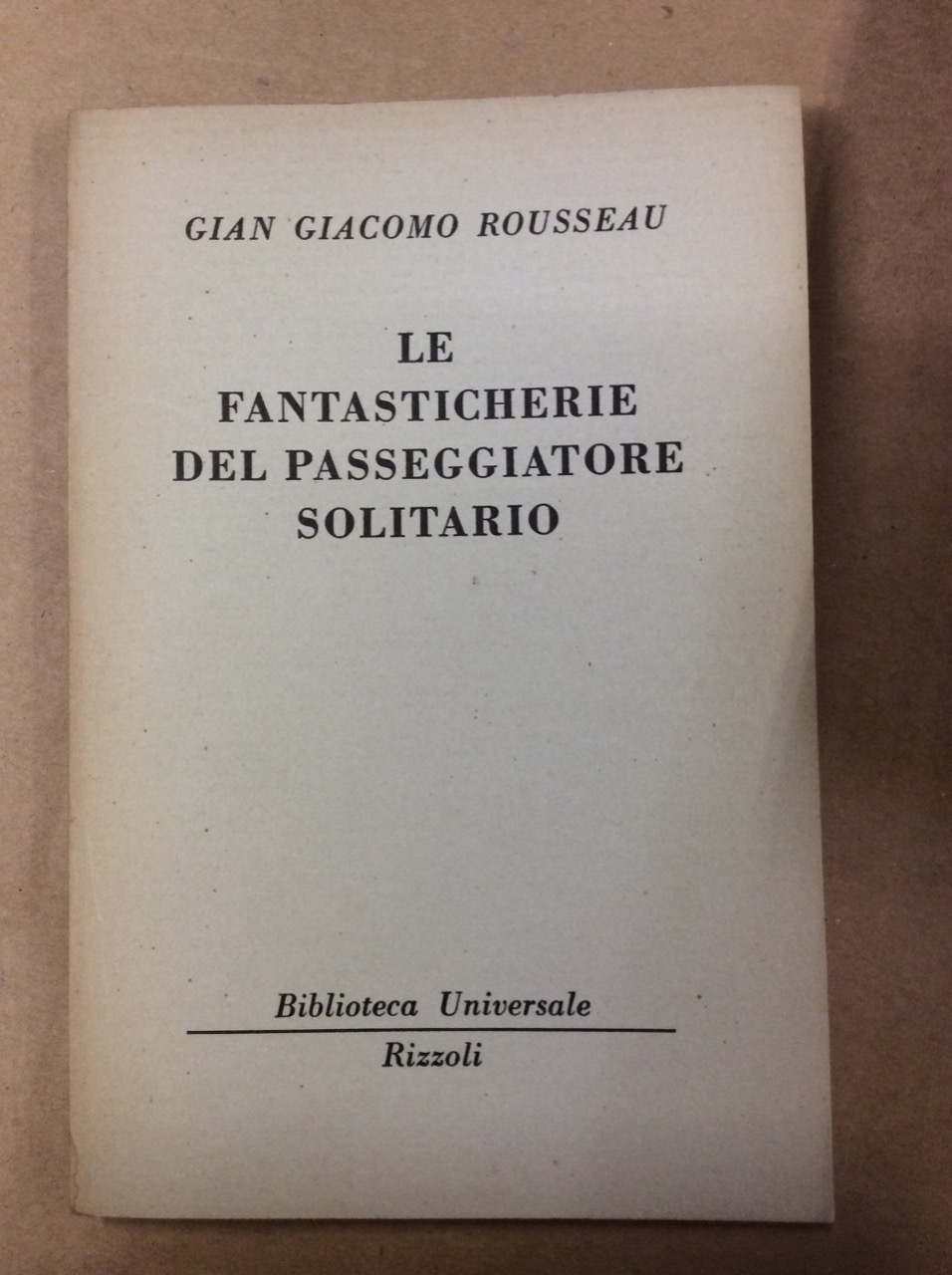 LE FANTASTICHERIE DEL PASSEGGIATORE SOLITARIO.