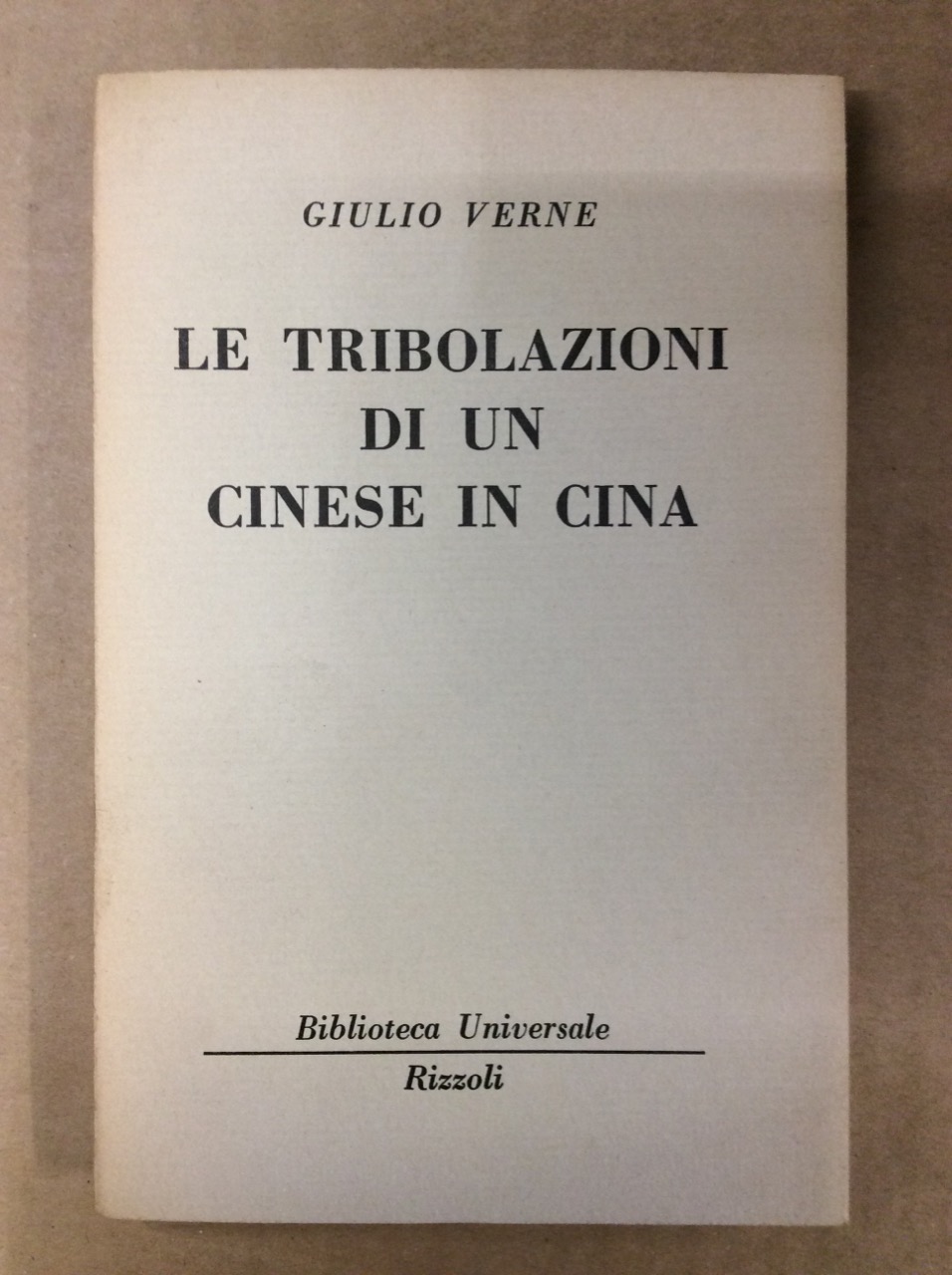 LE TRIBOLAZIONI DI UN CINESE IN CINA.