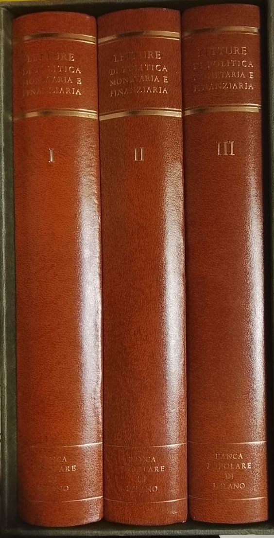 LETTURE DI POLITICA MONETARIA E FINANZIARIA.