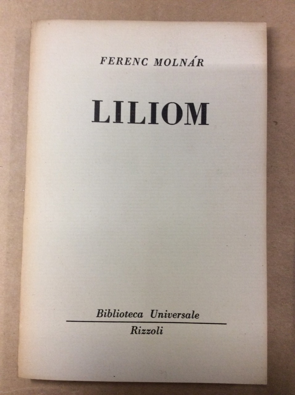 LILIOM.