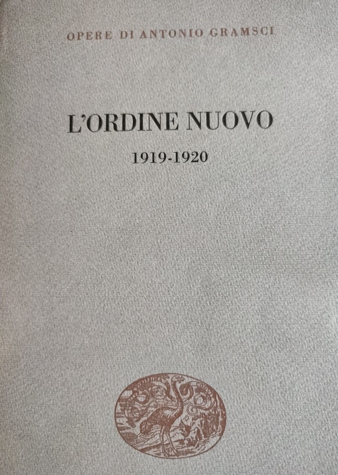 L'ORDINE NUOVO. 1919-1920.