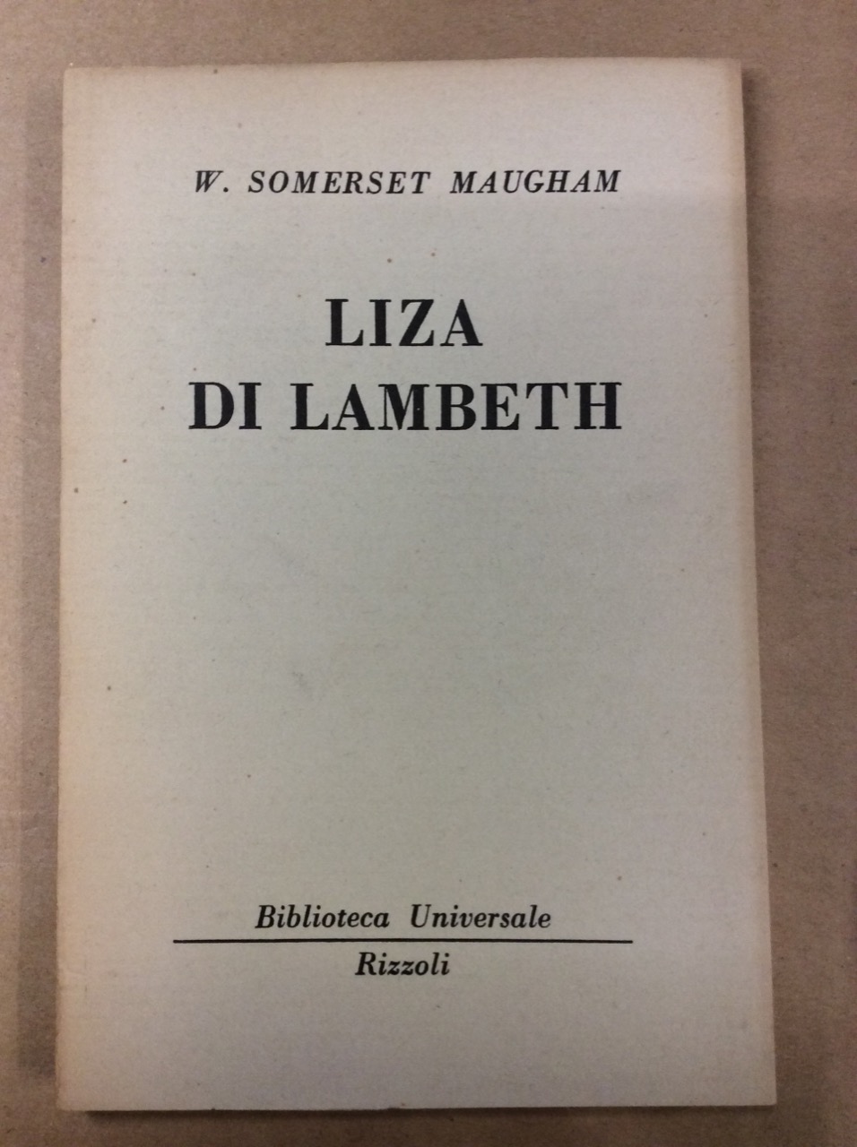 LIZA DI LAMBETH.