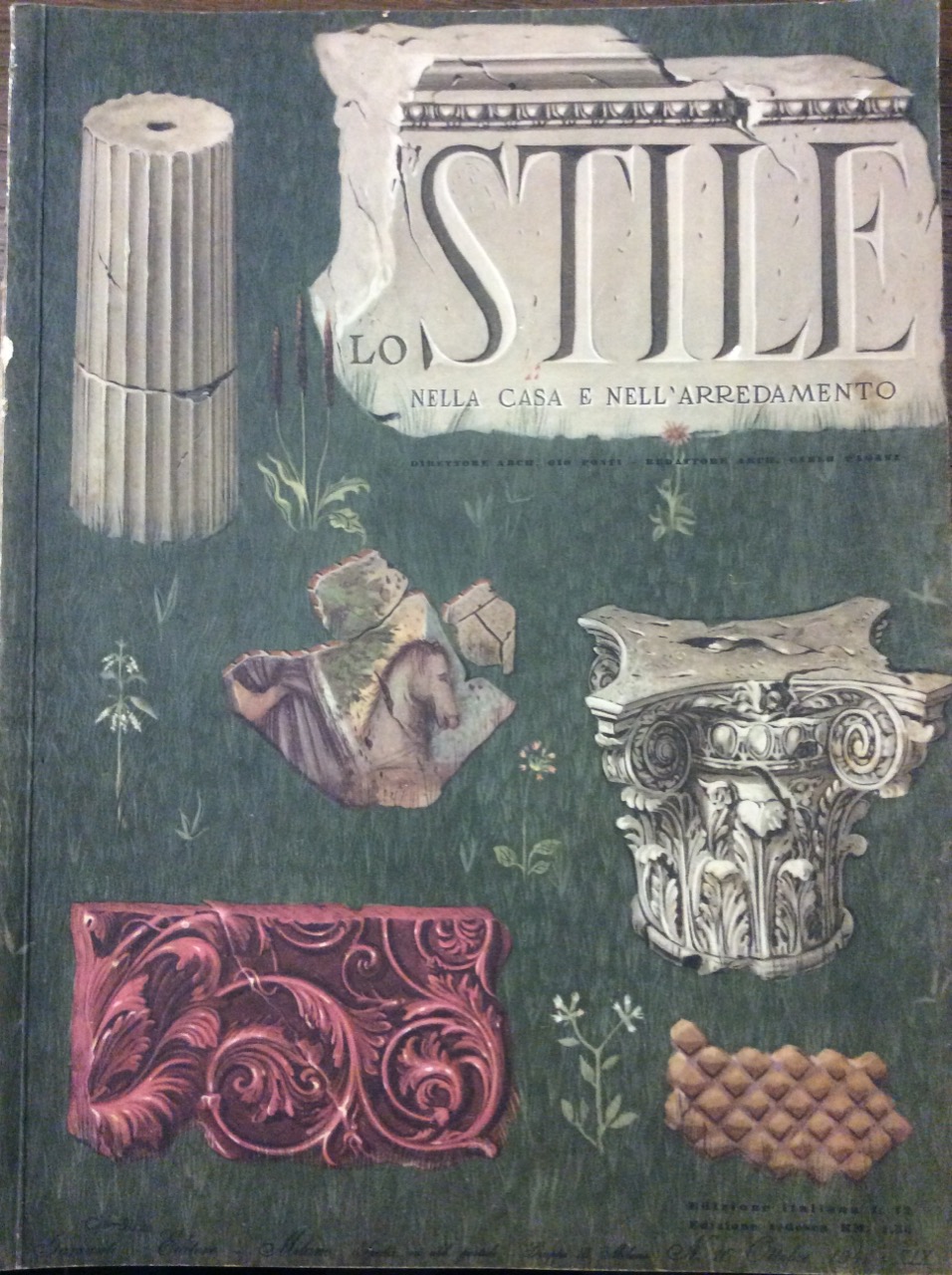 LO STILE. N. 10 - OTTOBRE 1941. - Nella casa …