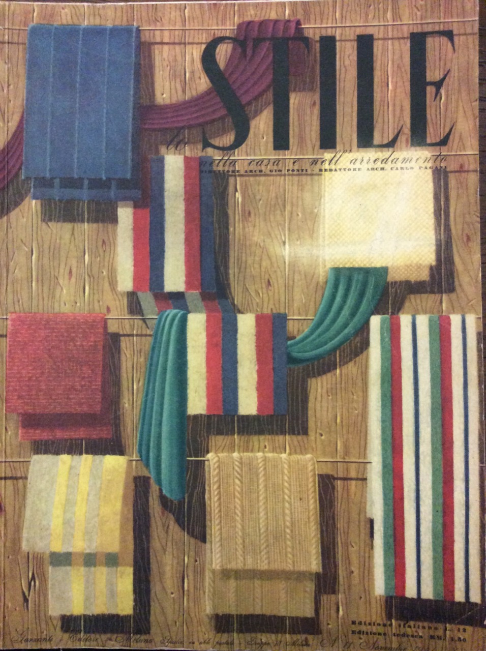 LO STILE. N. 11 - NOVEMBRE 1941. - Nella casa …