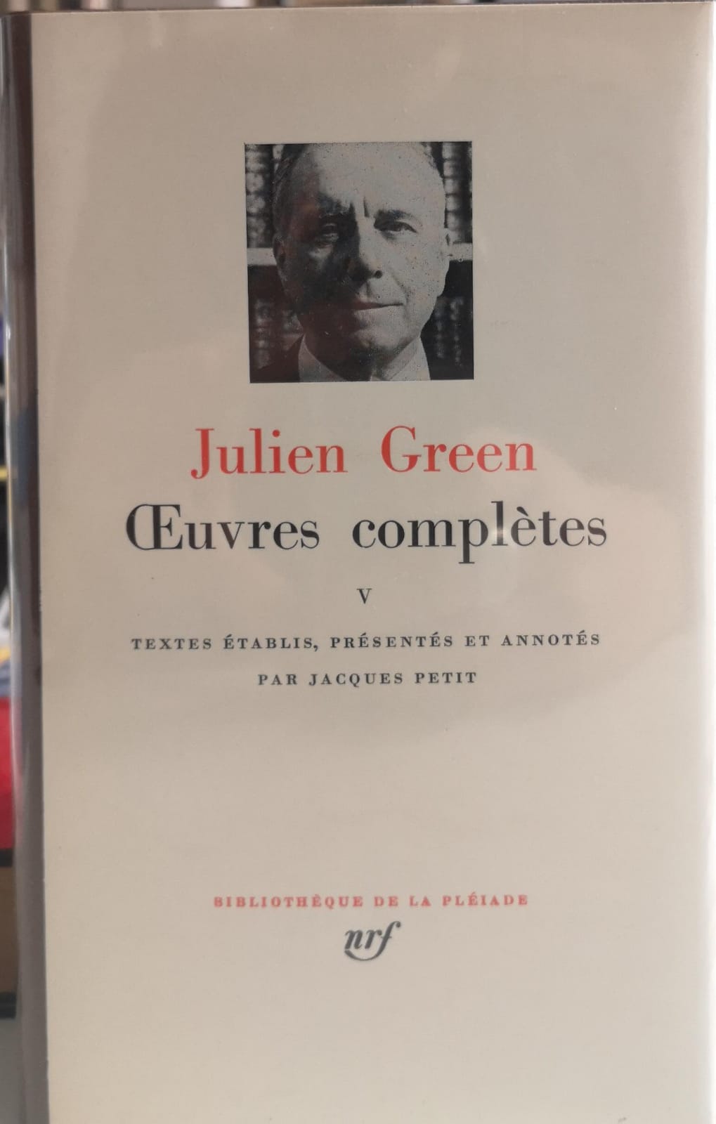 OEUVRES COMPLETES. Tome V. - A cura di Jacques Petit.