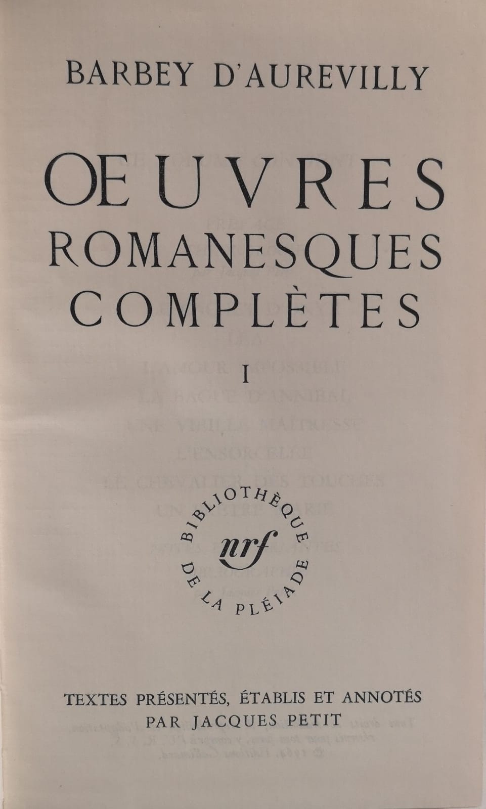 OEUVRES ROMANESQUES COMPLETES. 2 Volumi.