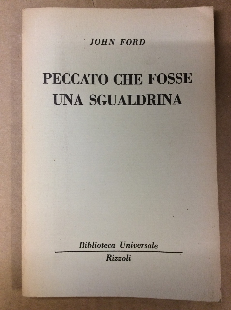 PECCATO CHE FOSSE UNA SGUALDRINA.