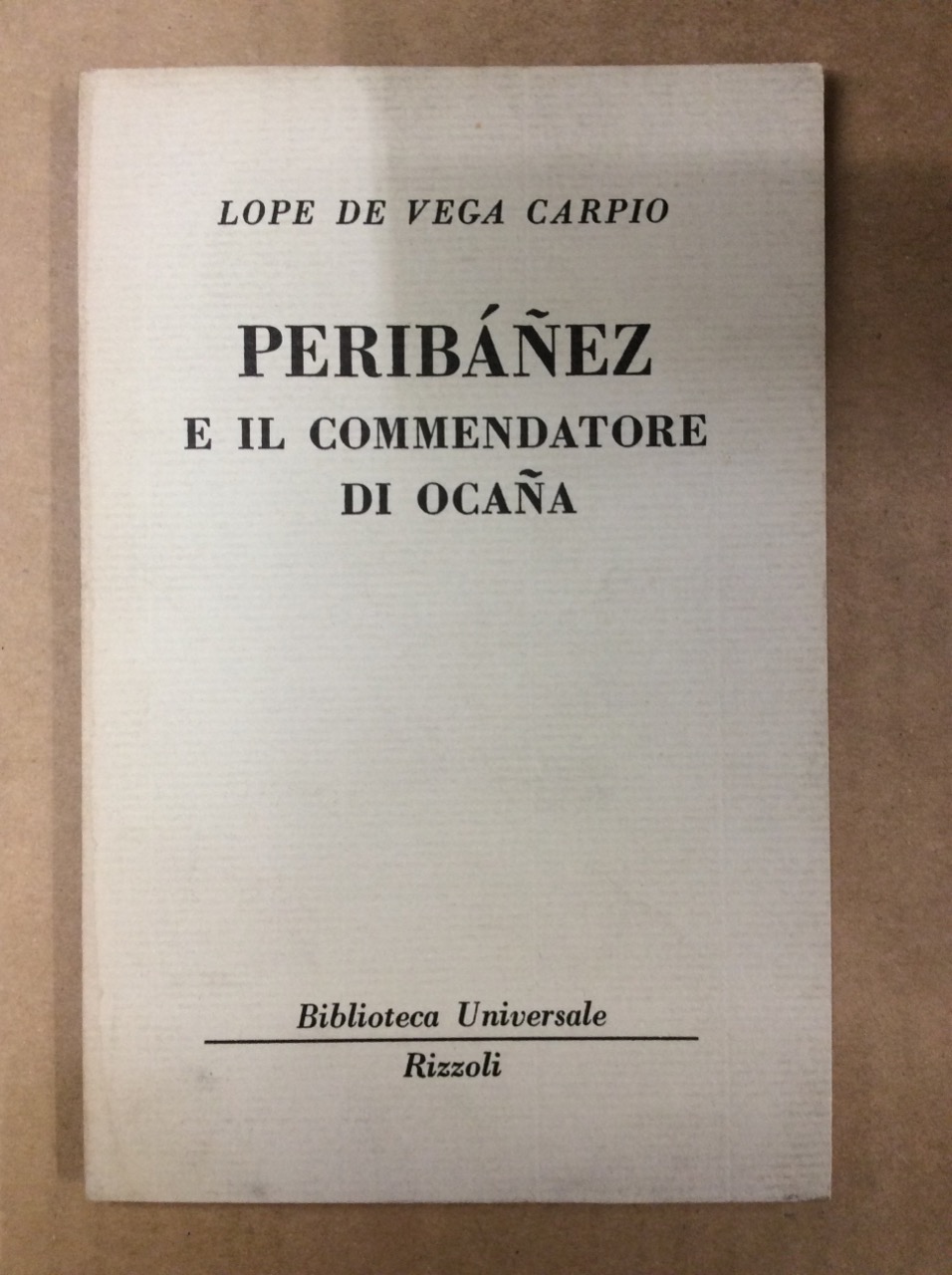 PERIBANEZ E IL COMMENDATORE DI OCANA.