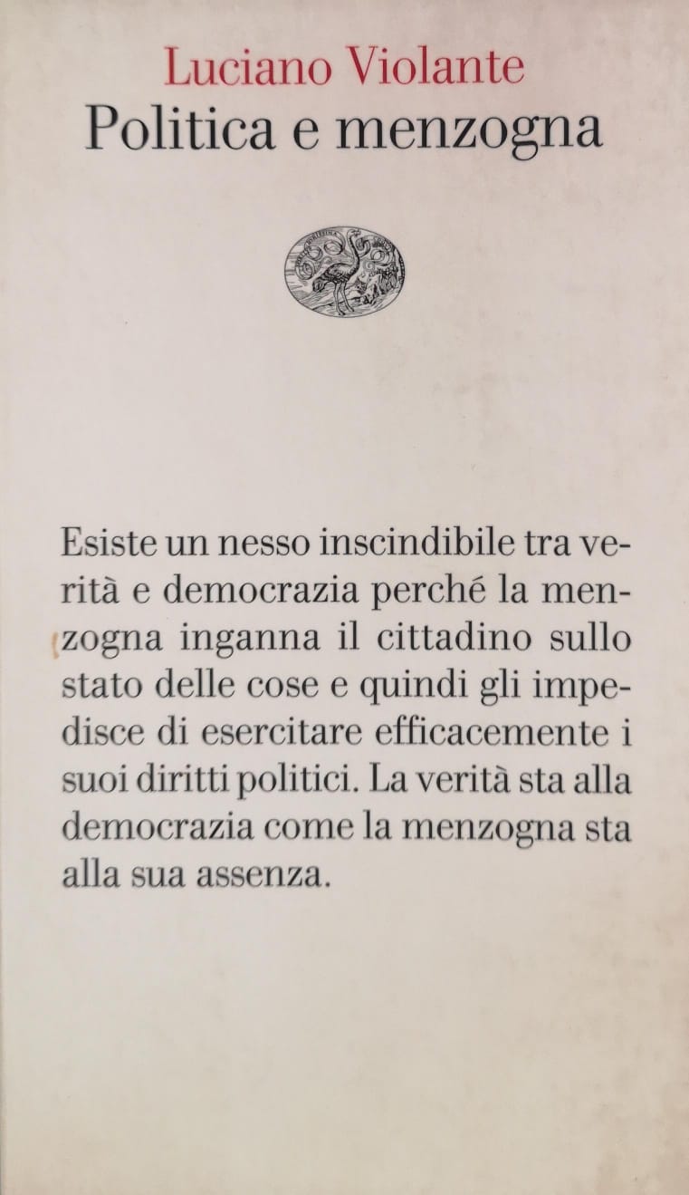 POLITICA E MENZOGNA.