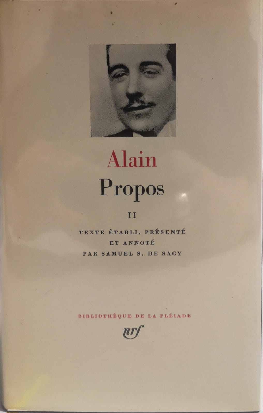 PROPOS. Tome II. 1906-1914 et 1921-1936. - (A cura di …