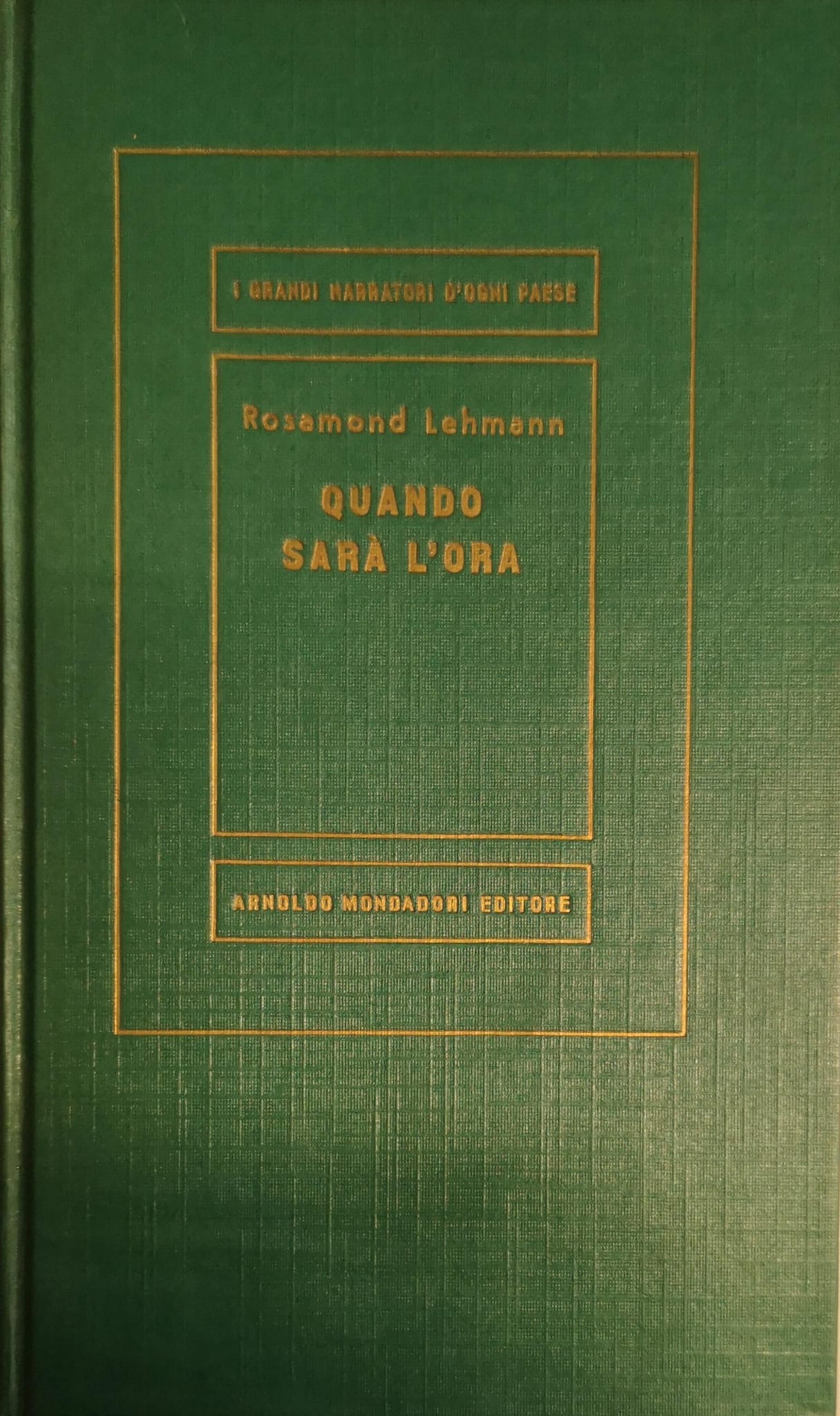 QUANDO SARA' L'ORA. - Traduzione di Cecilia Bellingardi.
