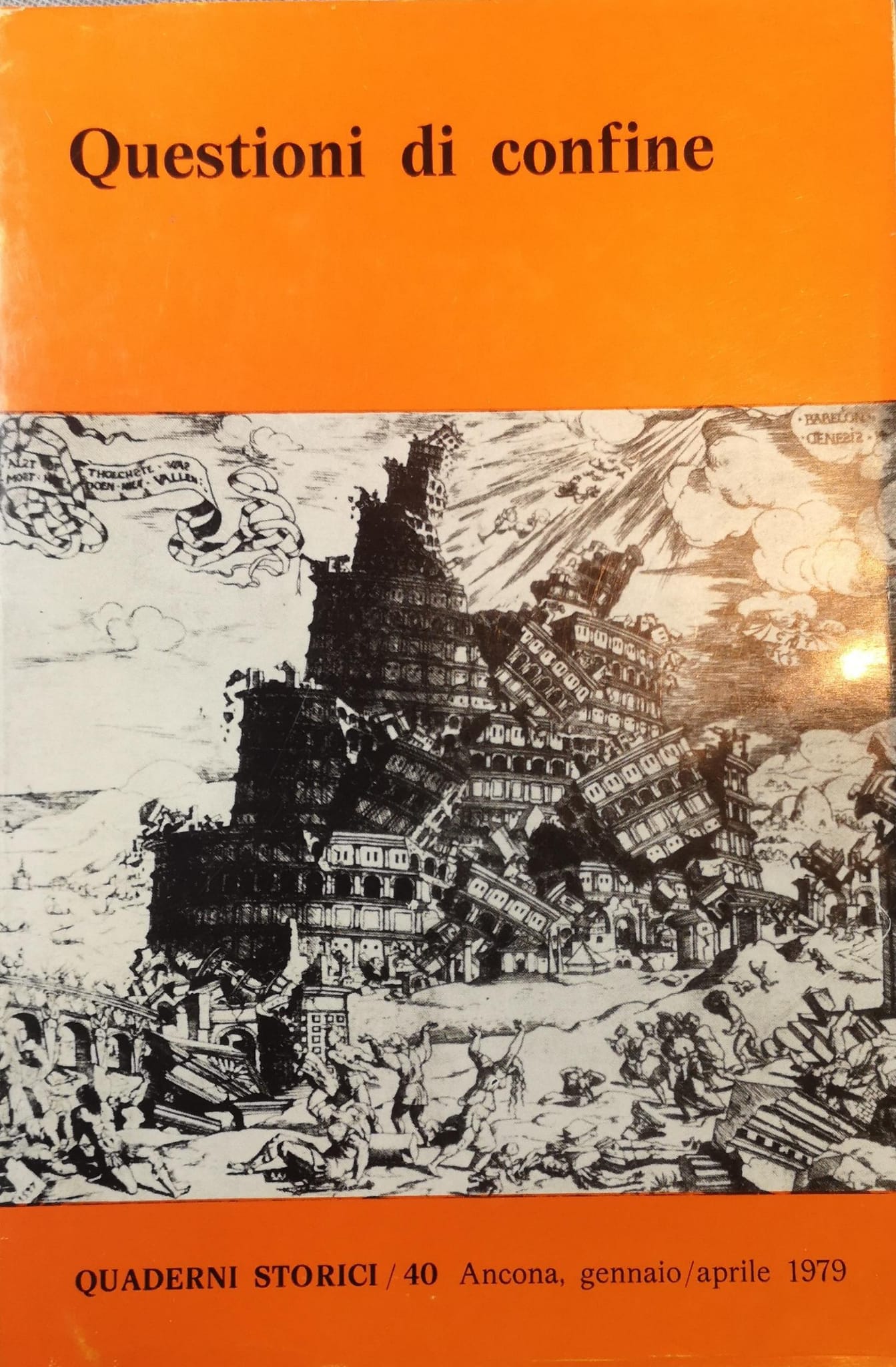 QUESTIONI DI CONFINE.