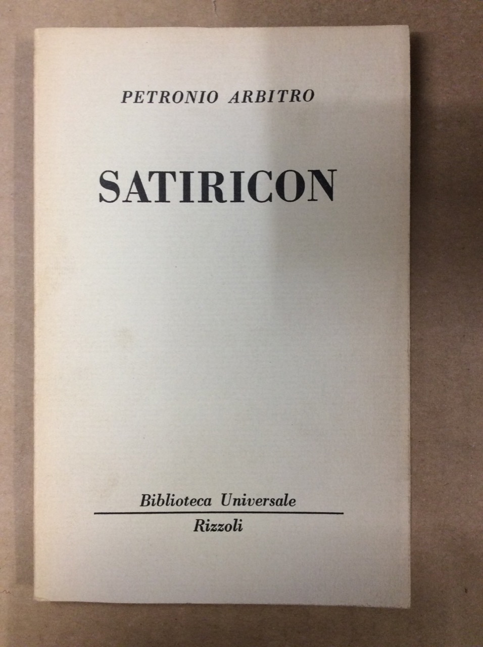 SATIRICON.