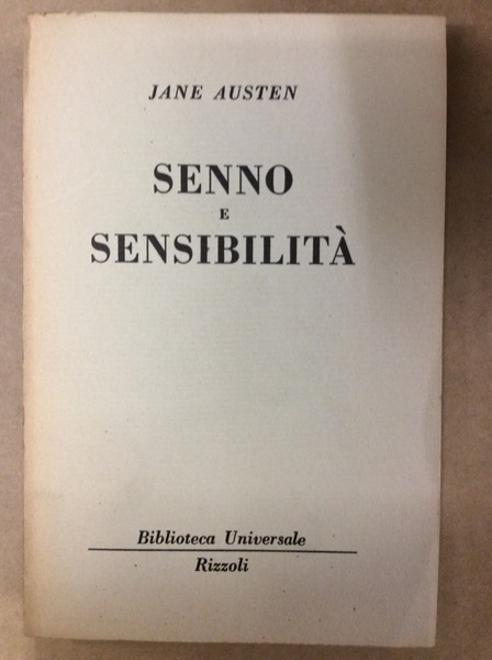 SENNO E SENSIBILITA'.