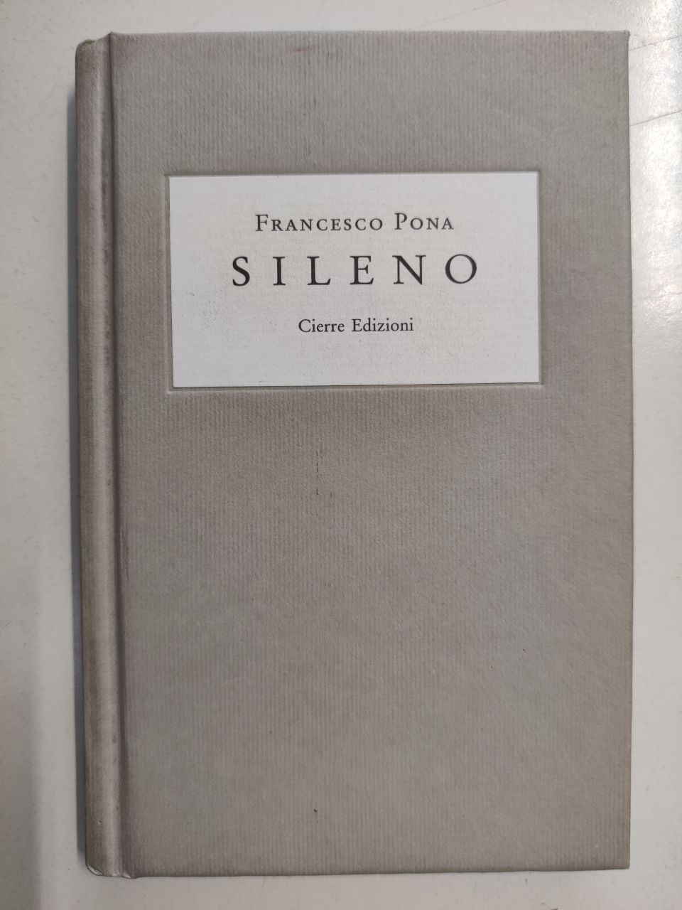 SILENO. - Edizione anastatica. Con note di Sergio Marinelli ed …