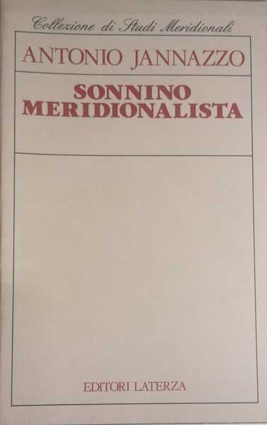 SONNINO MERIDIONALISTA.