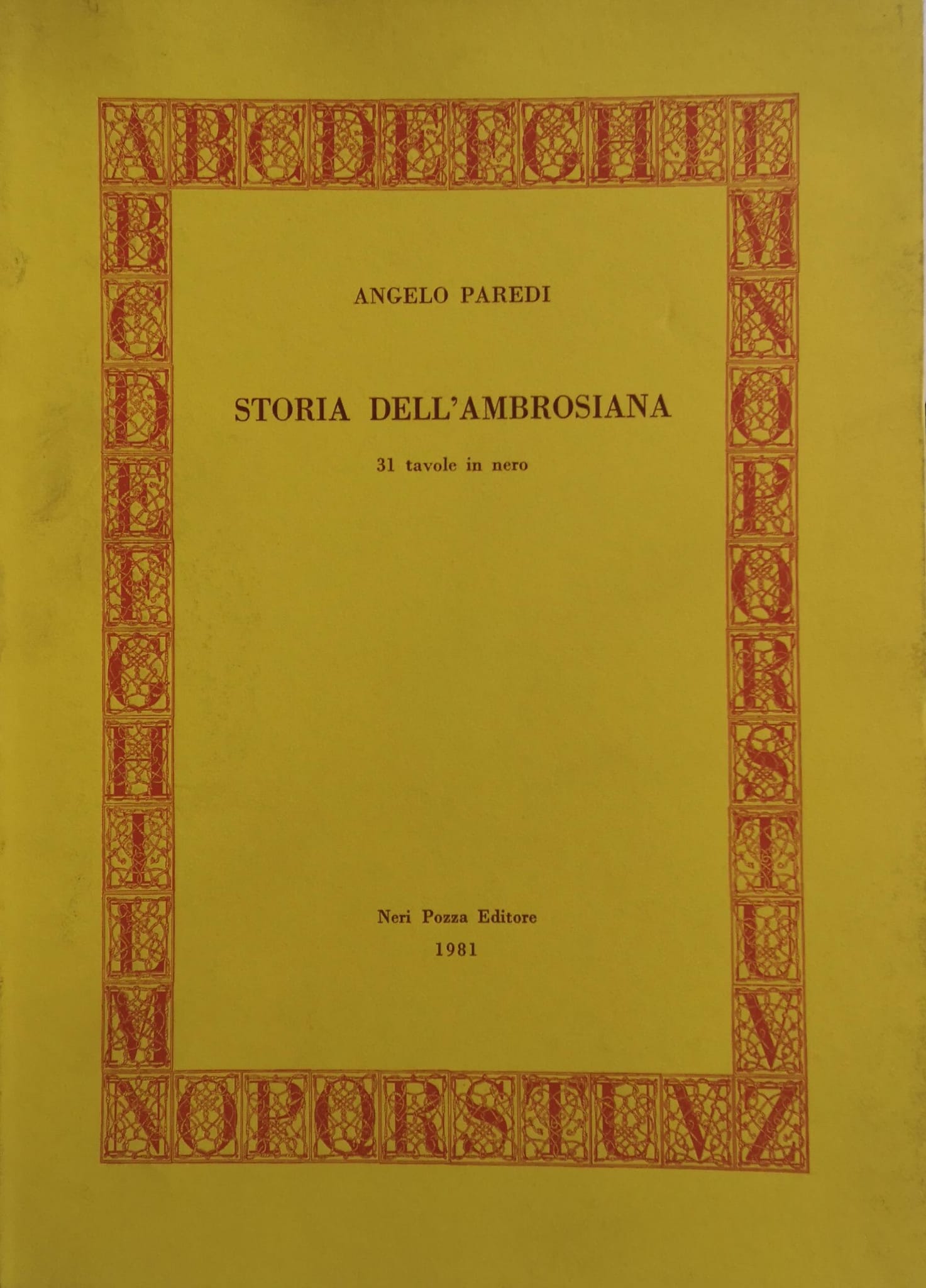 STORIA DELL'AMBROSIANA.
