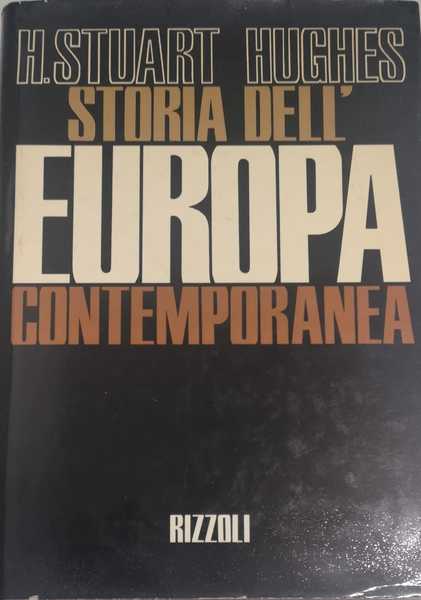 STORIA DELL'EUROPA CONTEMPORANEA.