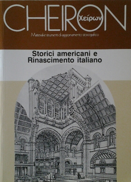 STORICI AMERICANI E RINASCIMENTO ITALIANO.
