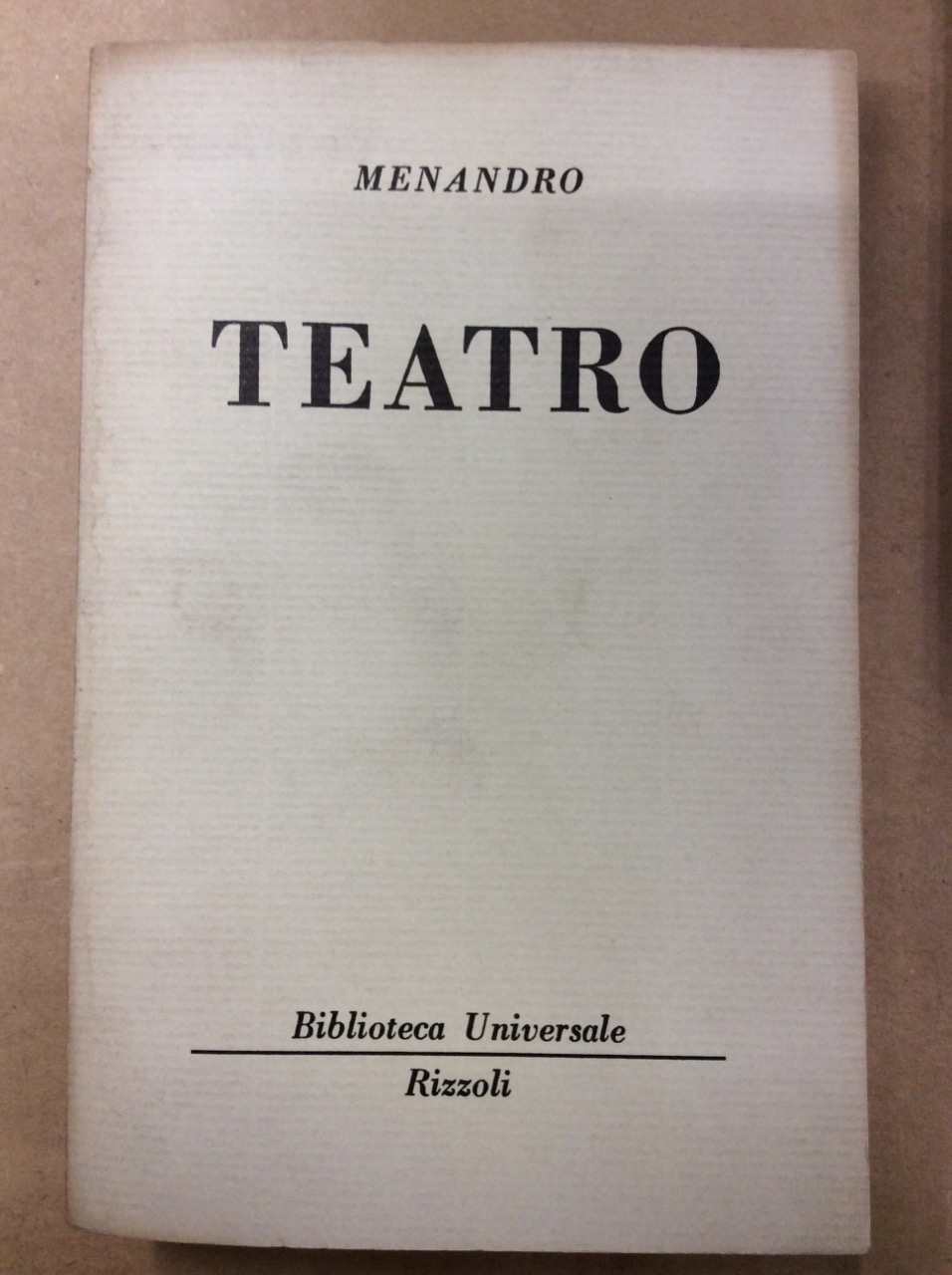 TEATRO.