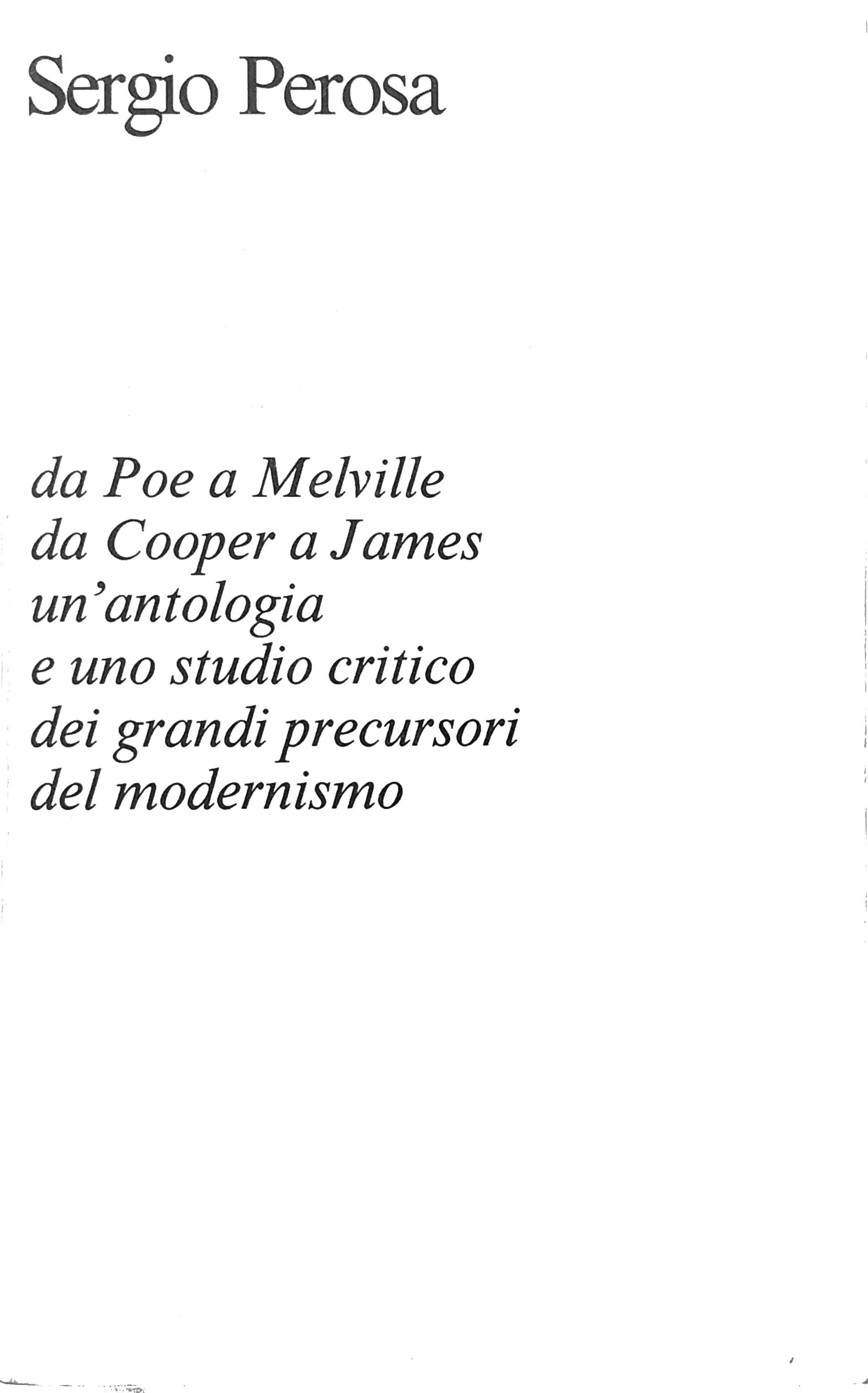 TEORIE AMERICANE DEL ROMANZO 1800-1900 : DA POE A MELVILLE, …