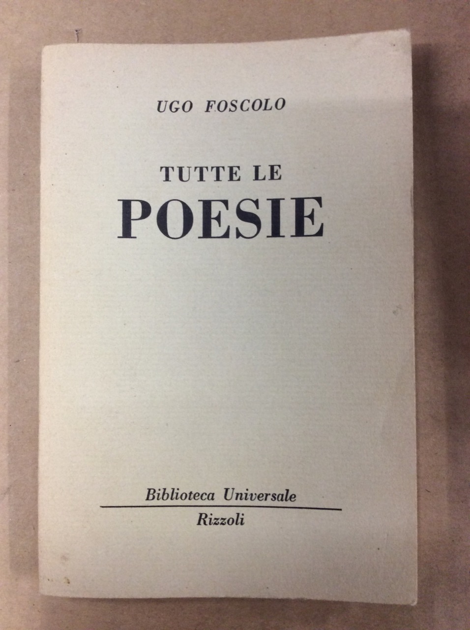 TUTTE LE POESIE.
