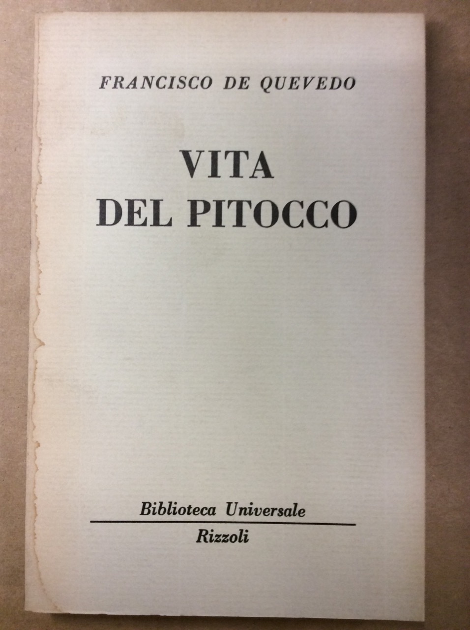VITA DEL PITOCCO.