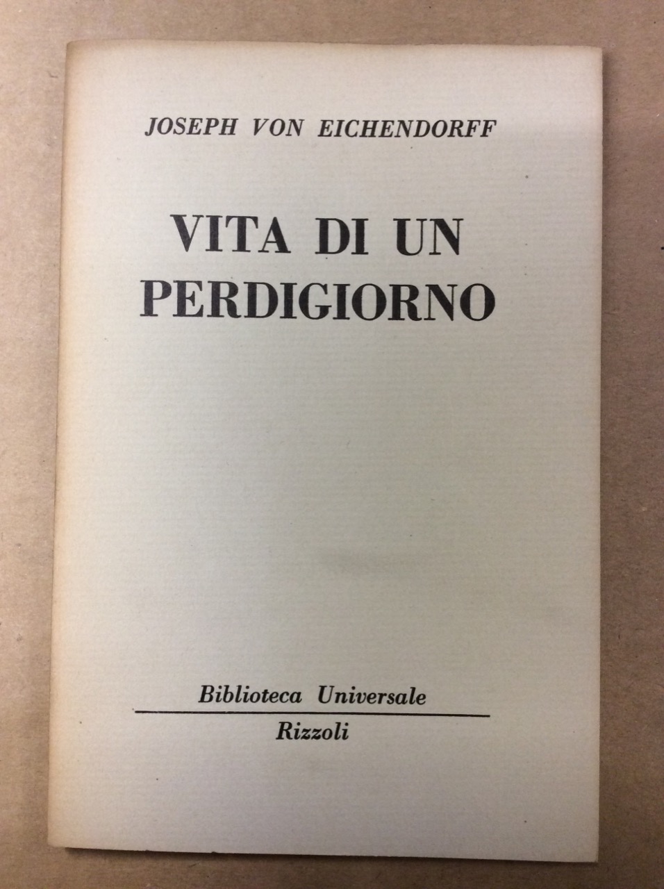 VITA DI UN PERDIGIORNO.