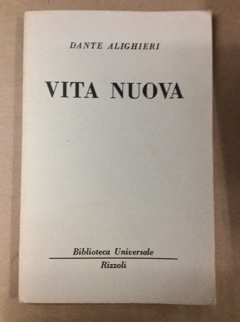 VITA NUOVA (NOVA).