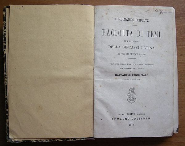 Raccolta di temi per esercizio della sintassi latina ad uso …