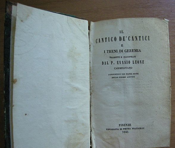 Il Cantico de' Cantici e i Treni di Geremia tradotti …