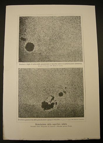 Granulazione della superficie solare. Secondo i rilievi fotografici di Janssen …