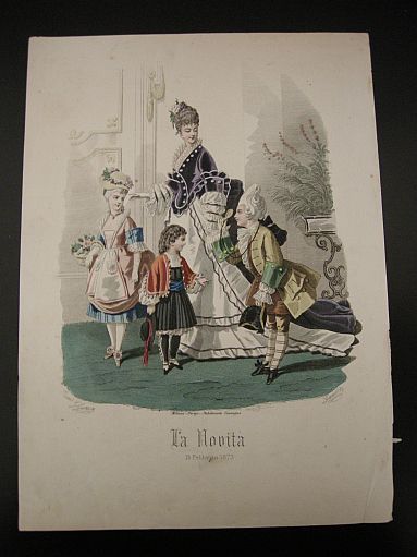 Incisione a colori tratta da "La novit?. Giornale illustrato delle …