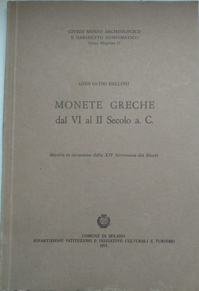 Monete greche dal VI al II secolo a.C.