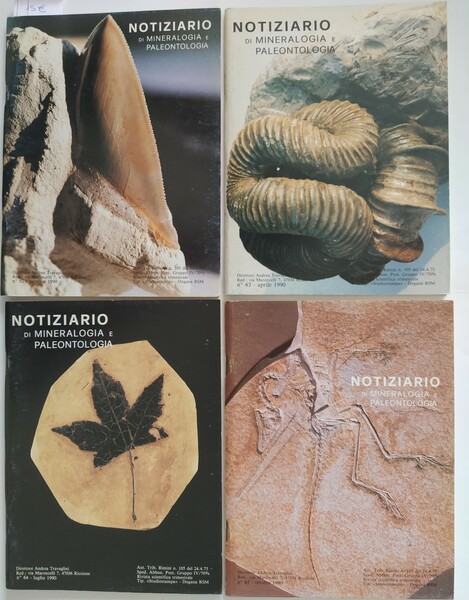 Notiziario di Mineralogia e Paleontologia Anno 1990 completo